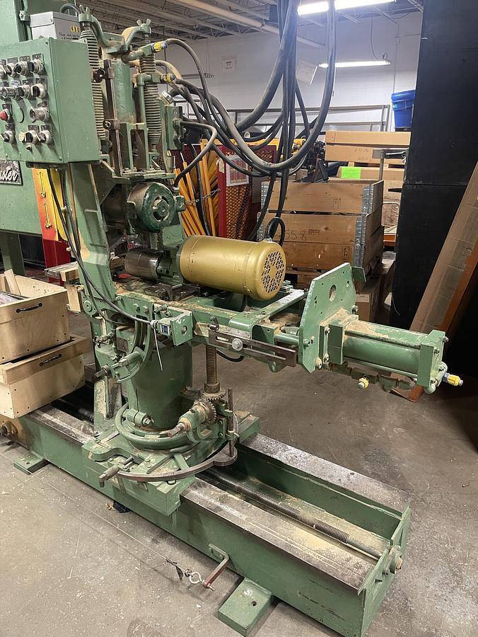 Used MEDALIST-BELL 424A 80" DOUBLE-END TRIM AND BORE MACHINE
