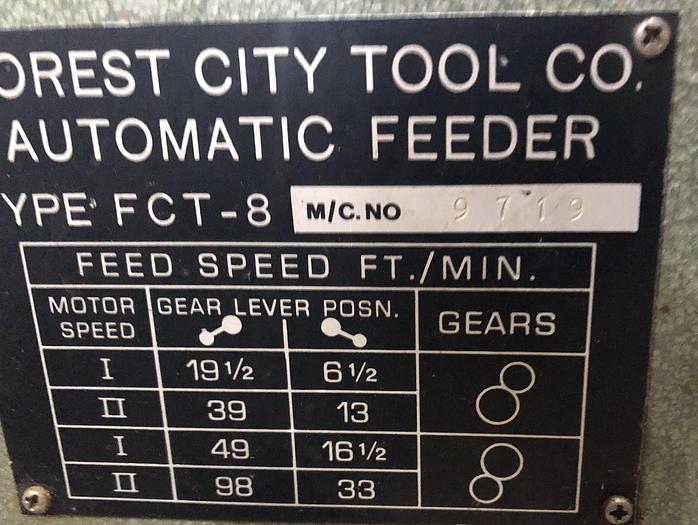 Used FOREST-CITY 3-ROLL FEEDER
