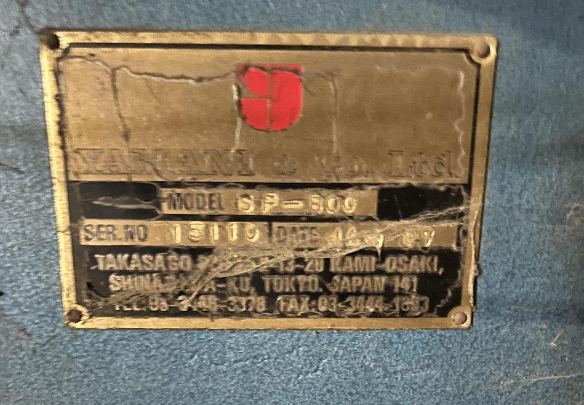 Used YAMANI SF-9800 VERTICAL BAND RESAW