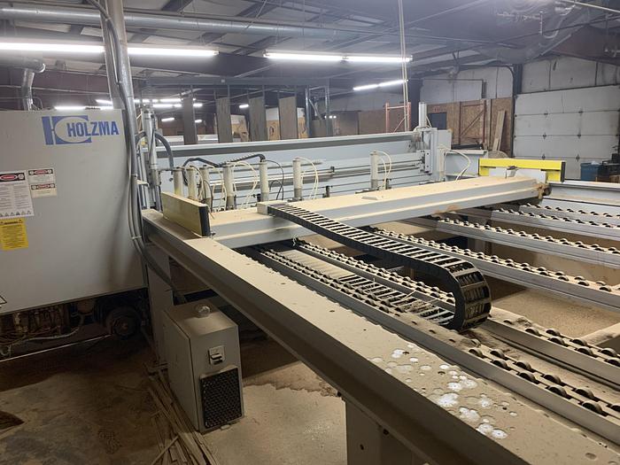 Used HOLZMA OPTIMAT HPP 11/32, 10' HORIZONTAL FRONT LOADING PANEL SAW