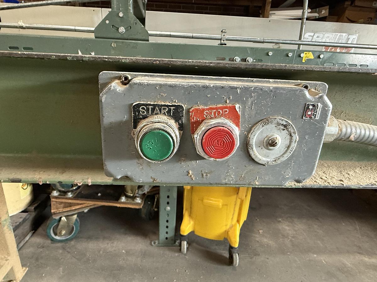 Used 14 FT. CONVEYORIZED GLUE SPREADER  