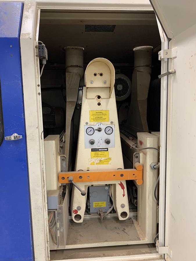 Used HEESEMANN LSM-8, 52", 4-HEAD WIDE-BELT FINISH SANDER