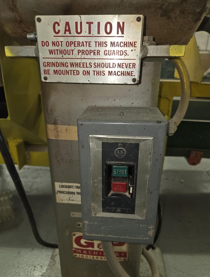 Used G&P DOUBLE-SPINDLE COMBINATION PUMP AND BRUSH SANDER