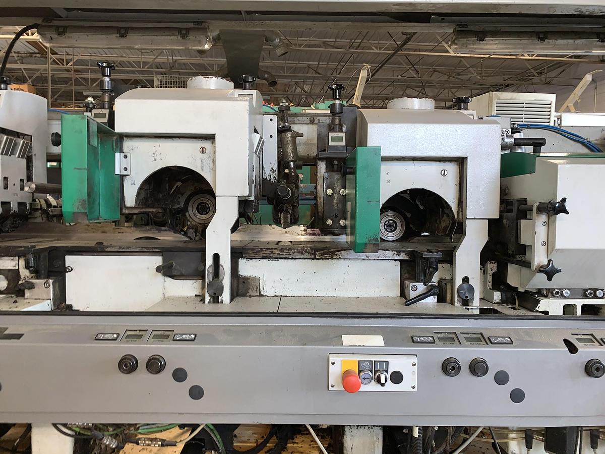 Used WEINIG POWERMAT-1000, 12", 7-HEAD MOULDER