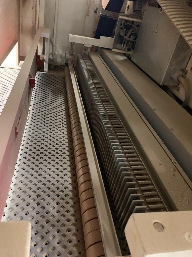 Used HEESEMANN LSM-8, 52", 4-HEAD WIDE-BELT FINISH SANDER