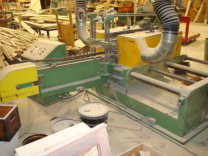 Used KURT EHEMANN XU-HKS, 48 INCH DOUBLE-SIDED FEED-THROUGH OSC. EDGE SANDER