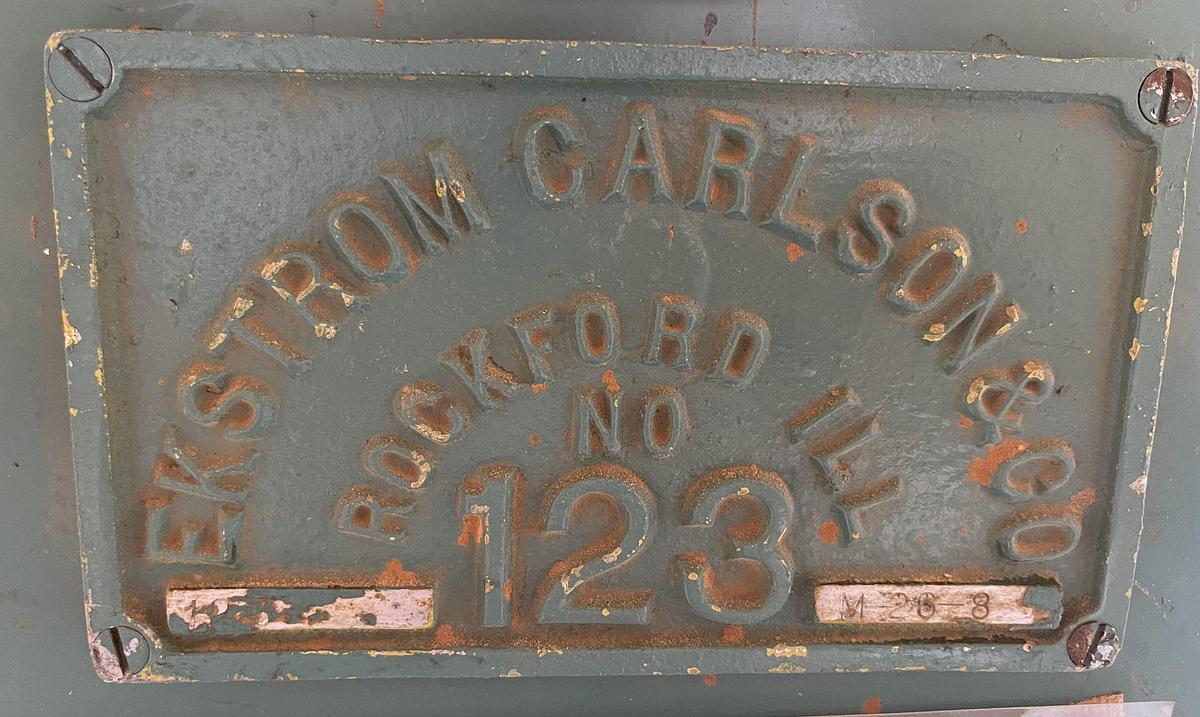 Used EKSTROM-CARLSON, NO. 123 FORK-SANDER