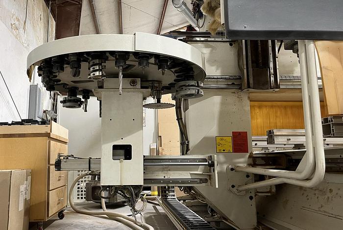 Used SCMI ROUTECH RECORD 132 PRISMA TUNPR 5-AXIS POD AND RAIL CNC MACHINING CENTER