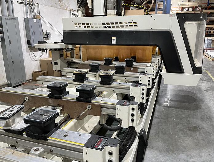 Used SCMI ROUTECH RECORD 132 PRISMA TUNPR 5-AXIS POD AND RAIL CNC MACHINING CENTER