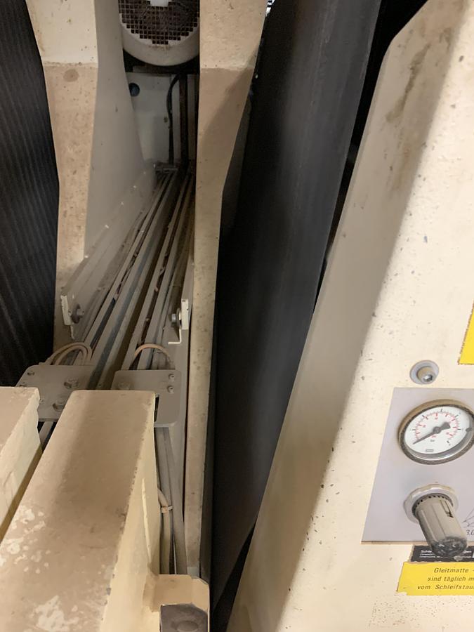 Used HEESEMANN LSM-8, 52", 4-HEAD WIDE-BELT FINISH SANDER