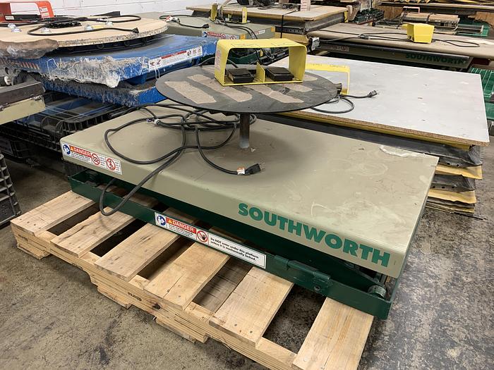 Used LOT OF (35) MISC. 2,000 LB. 2' x 4' SCISSOR-LIFT TABLES