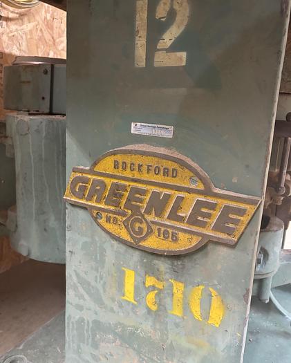 Used GREENLEE 165 SINGLE-SPINDLE SHAPER