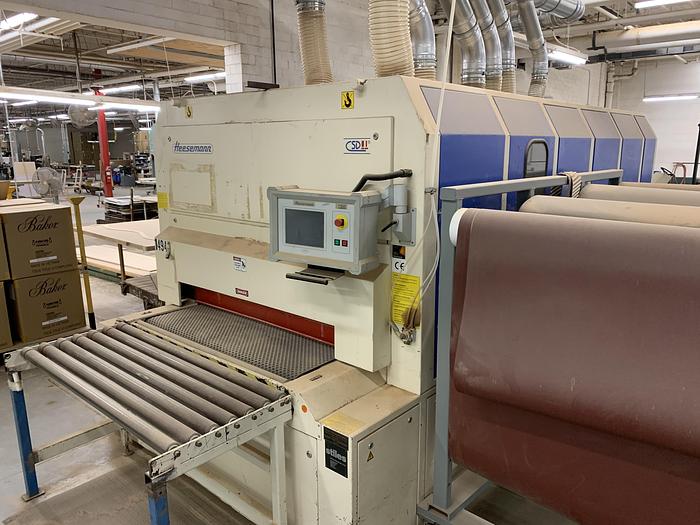 Used HEESEMAN ISM-8, 52 INCH WIDE-BELT FINISH SANDER