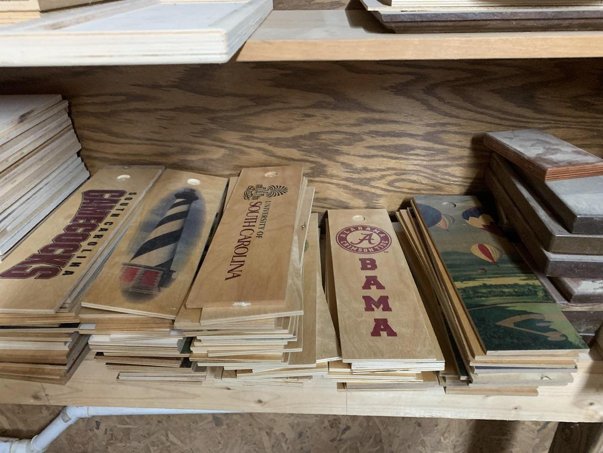 Used Assets of a Decorative Wood Novelty Items Business