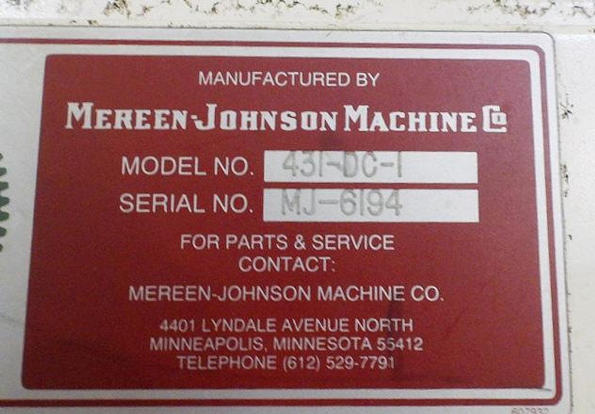 Used MEREEN-JOHNSON 431-DC-1, 31” GANG RIPSAW