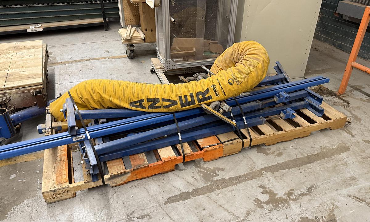 Used ANVER 215 LB. VACUUM LIFT WITH 36’ x 10’ X/Y CEILING GANTRY 