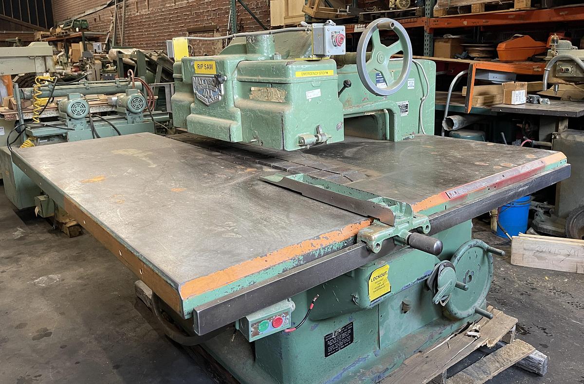 Used MATTISON 404 STRAIGHT-LINE RIPSAW