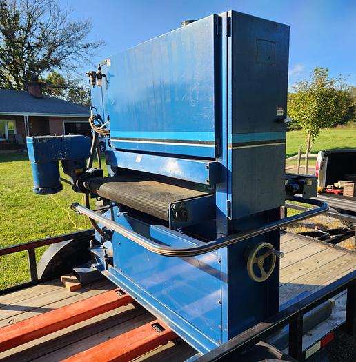 Used AEM 37 ALL-AMERICAN WOOD 37" SINGLE-HEAD WIDE-BELT SANDER