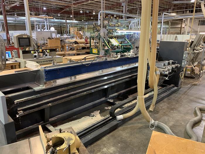 Used ACCU-SYSTEMS MTH, 10' MORTISE, TENON, AND HAUNCH MACHINE