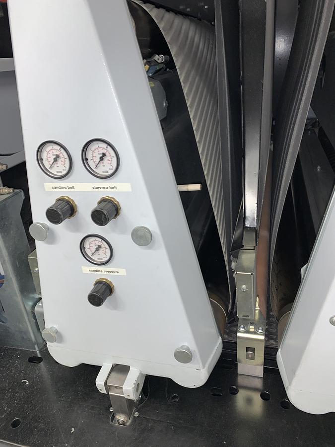 Used BUFTERING  OPTIMAT SWT-335-QCH, 50", 3-HEAD WIDE-BELT SANDER