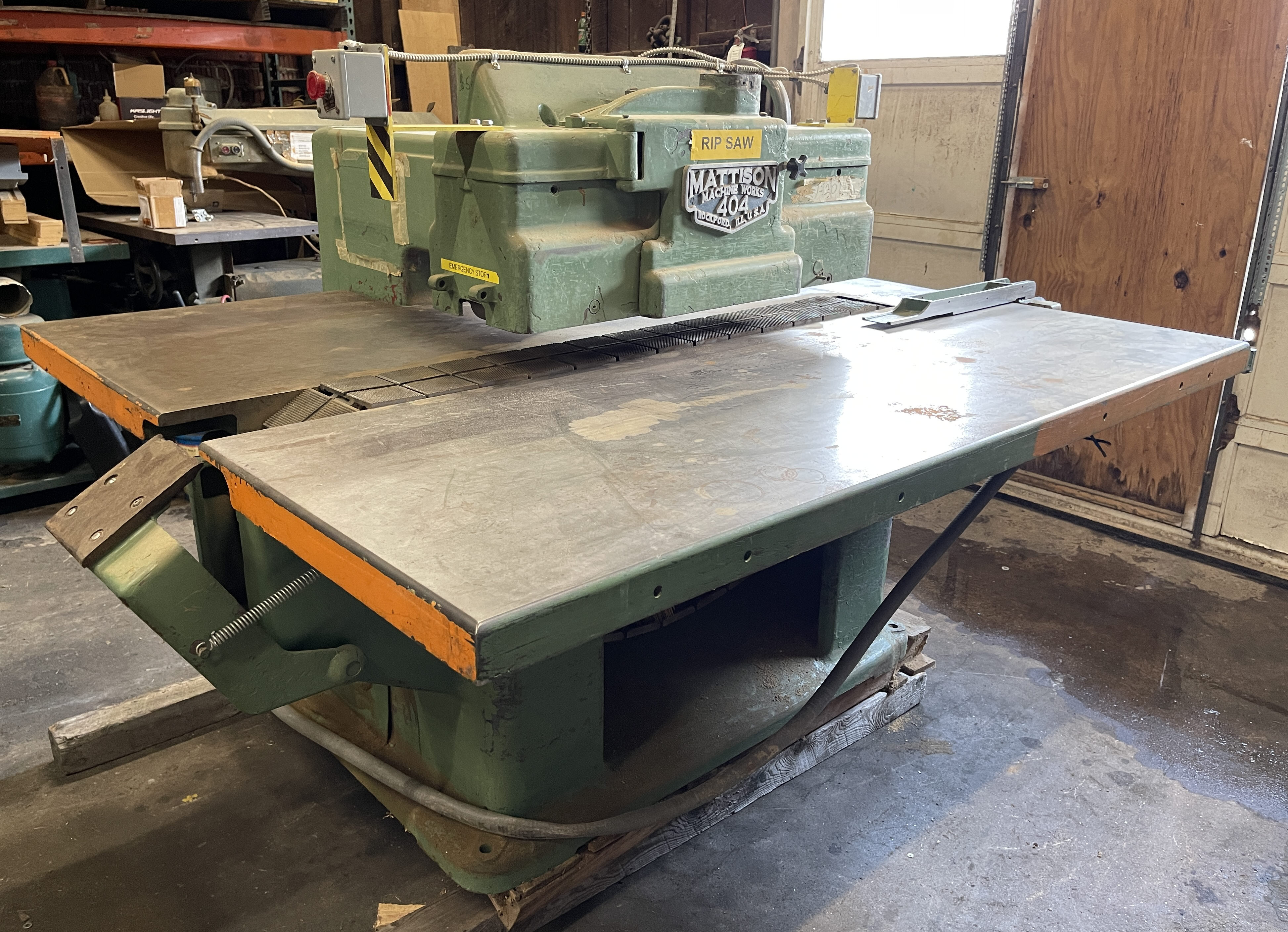 Used MATTISON 404 STRAIGHT-LINE RIPSAW