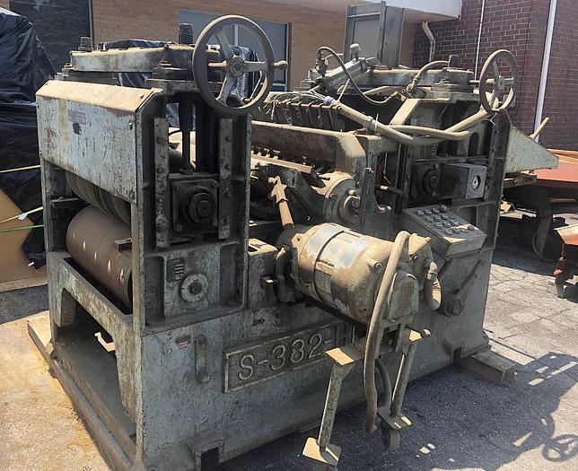 Used NEWMAN S-382-HD, 30" DOUBLE-HEAD ROUGHING PLANER