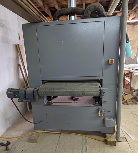Used BOARK BKM-37K, 37" SINGLE-HEAD WIDE-BELT SANDER