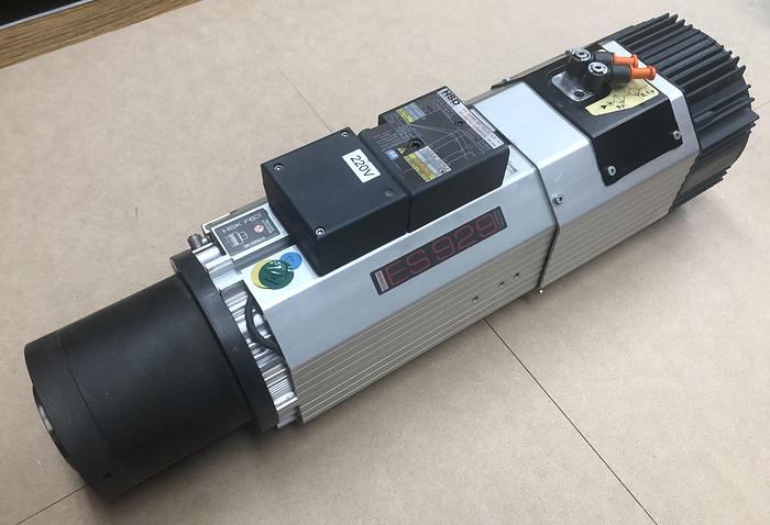 Used HSD ES929, 10 KW, 24,000 RPM 4-POLE, ELECTRO SPINDLE