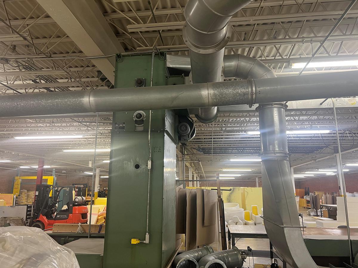 Used FIBER CONTROLS D-10(Z38) FIBER OPENING & BLOWING TYPE PILLOW/CUSHION STUFFING/FILLIING SYSTEM