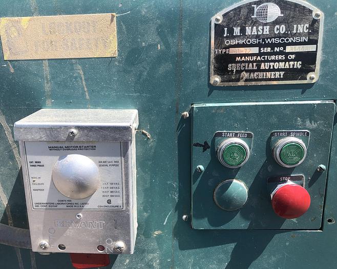 Used NASH 50-72 SPINDLE SANDER