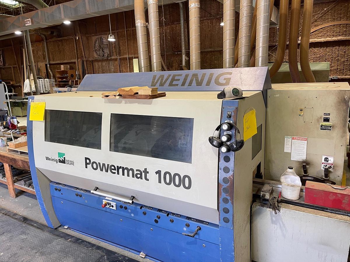 Used WEINIG POWERMAT-1000,12", 6-HEAD MOULDER WITH WEINIG PROFILING SYSTEM