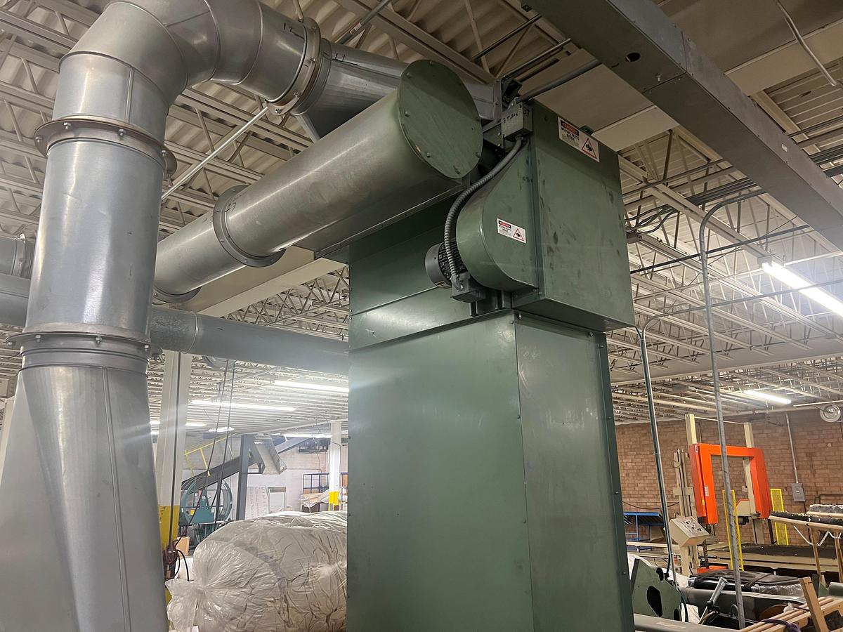 Used FIBER CONTROLS D-10(Z38) FIBER OPENING & BLOWING TYPE PILLOW/CUSHION STUFFING/FILLIING SYSTEM