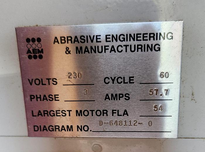 Used AEM 37 ALL-AMERICAN WOOD 37" SINGLE-HEAD WIDE-BELT SANDER