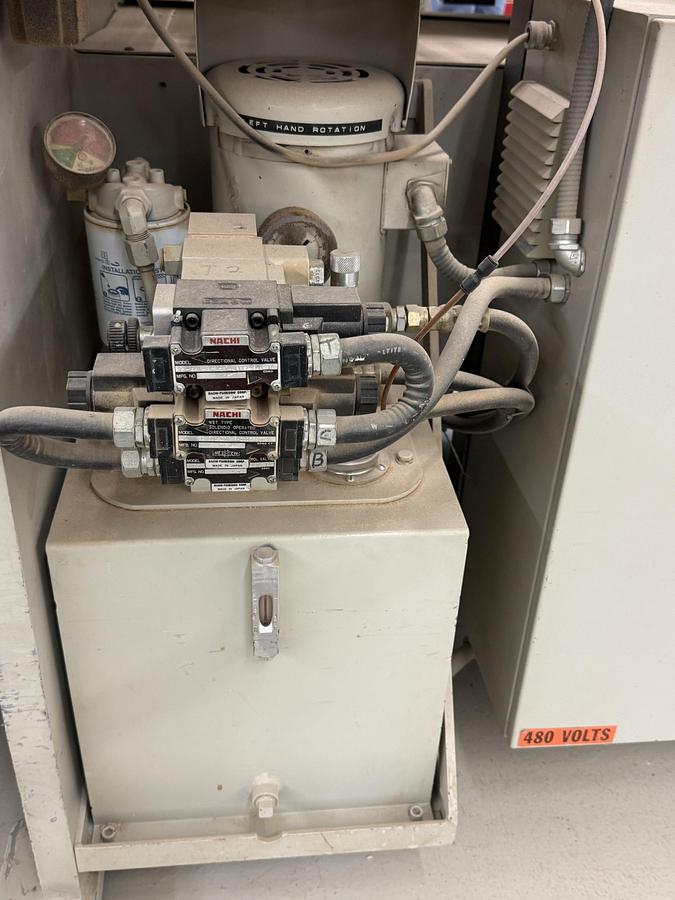 Used MCKNIGHT-MILLER, M-410 CNC MULTI-SPINDLE VERTICAL BORING