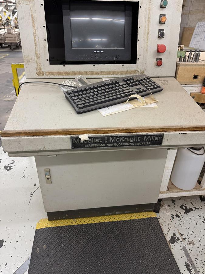 Used MCKNIGHT-MILLER, M-410 CNC MULTI-SPINDLE VERTICAL BORING