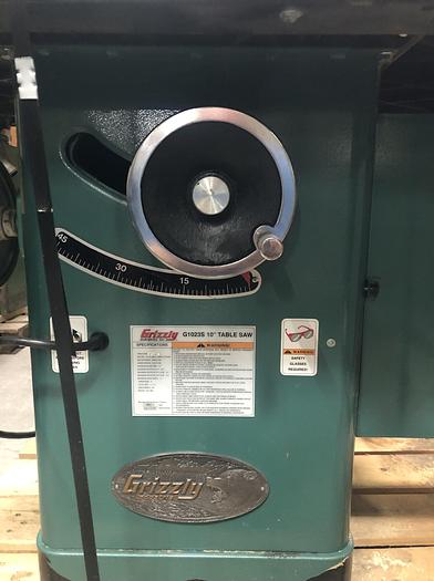 Used GRIZZLY G1023S, 10" TABLE SAW