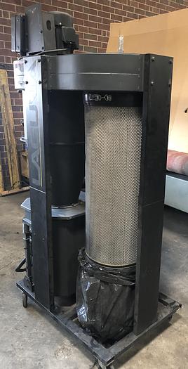 Used LAGUNA CFLUX:2, 2 HP HEPA CYCLONE/CARTRIDGE PORTABLE DUST COLLECTOR