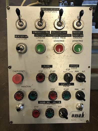 Used OMAB CHIP-100, 4-SPINDLE COPY SHAPER