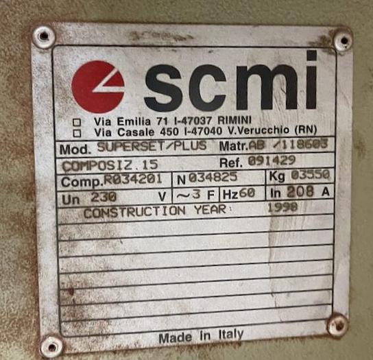 Used SCMI SUPERSET-PLUS 6-HEAD MOULDER