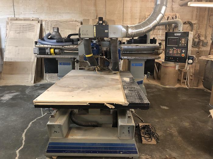 Used KOMO VR508 4' X 8' CNC ROUTER W/ ACCESSORIES