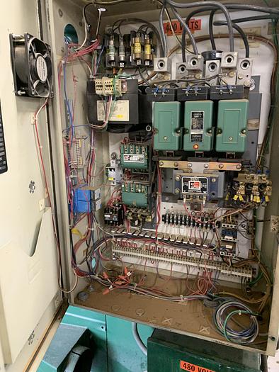 Used TIMESAVERS TB337-2HDA, 37" BOTTOM-HEAD ABRASIVE PLANER SANDER