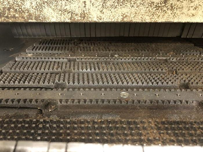 Used WEINIG RAIMANN PROFIRIP KR-310-M GANG RIPSAW WITH (2) MOVING BLADES WITH A RAIMANN VALUE RIP IV GANG RIPSAW INFEED SYSTEM