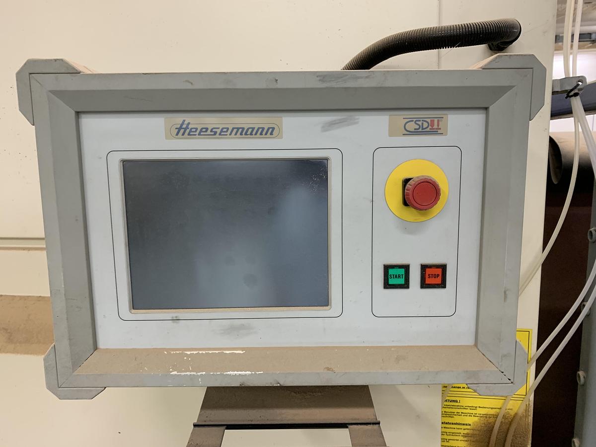 Used HEESEMANN LSM-8, 52", 4-HEAD WIDE-BELT FINISH SANDER