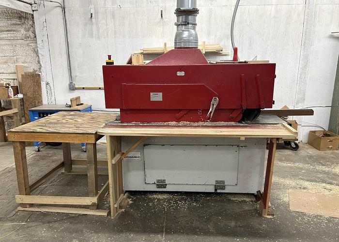 Used COSMEC SM-120, 12" DIP-CHAIN GANG RIPSAW