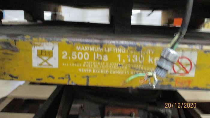 Used ECOA  2,500 LB 48" X 48" SCISSOR-LIFT