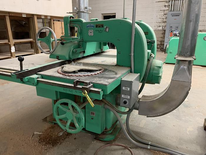 Used EKSTROM-CARLSON  "E" STRAIGHT-LINE RIPSAW