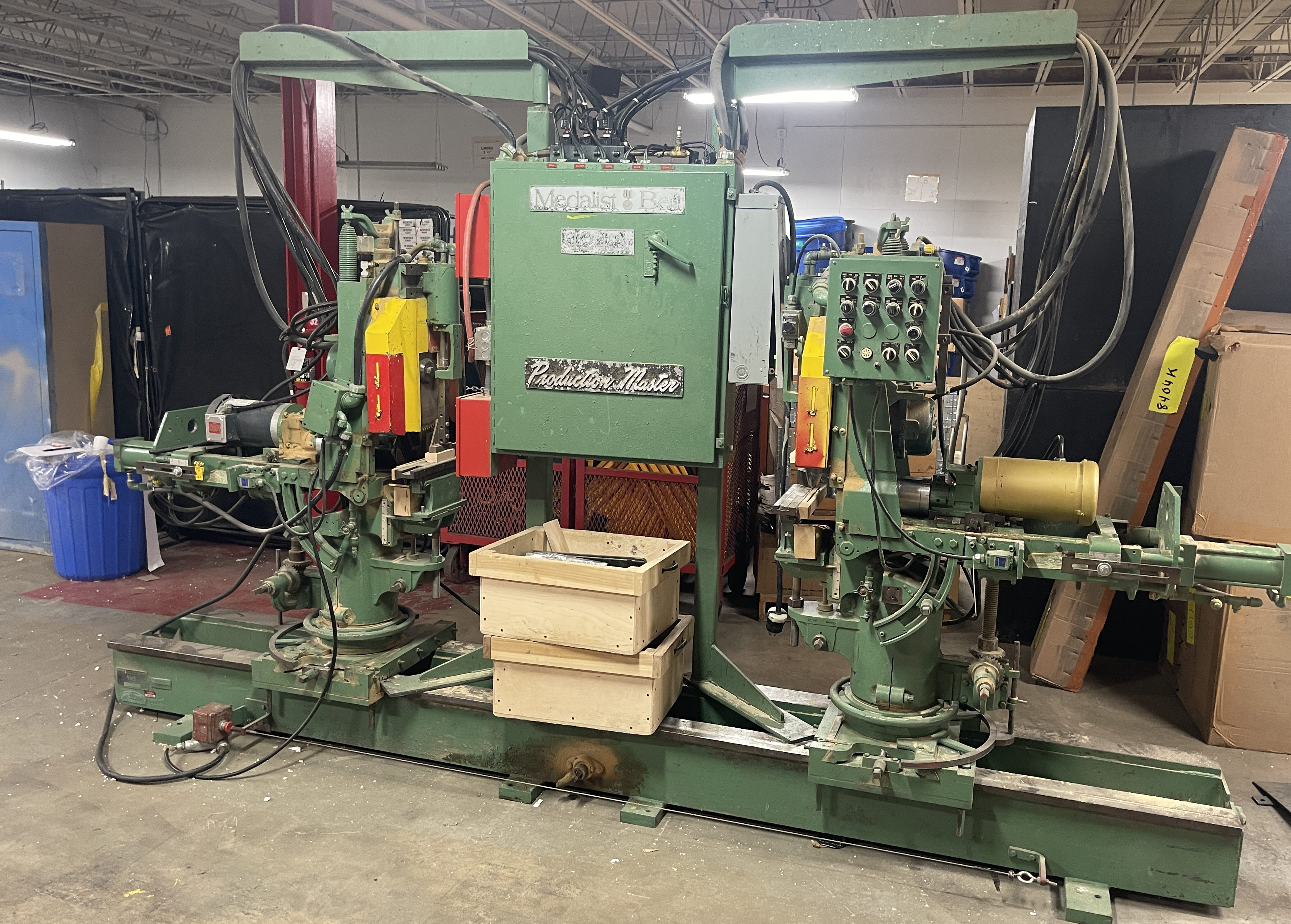 Used MEDALIST-BELL 424A 80" DOUBLE-END TRIM AND BORE MACHINE