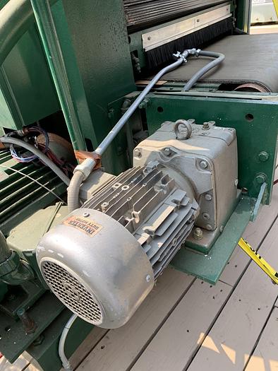 Used TIMESAVERS TB337, 37" TOP-HEAD ABRASIVE PLANER