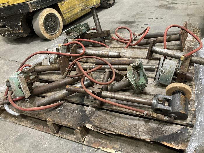Used C.R. ONSRUD PNEUMATIC CLAMPS
