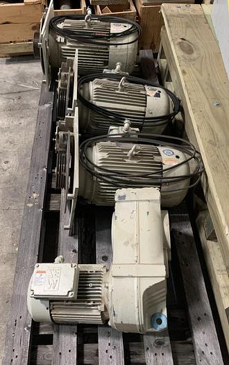 Used MISC. SPARE PARTS REMOVED FROM TIMESAVERS 252-4IC, 52", 4-HEAD WIDE-BELT SANDER